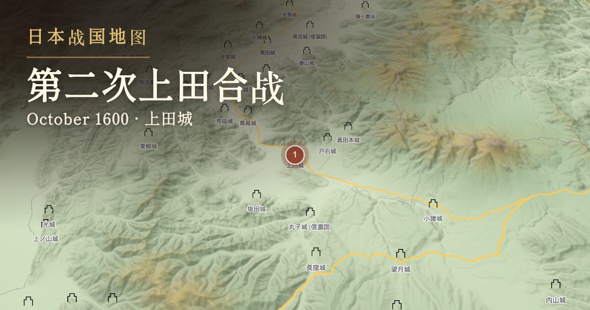 第二次上田合战 — 上田城